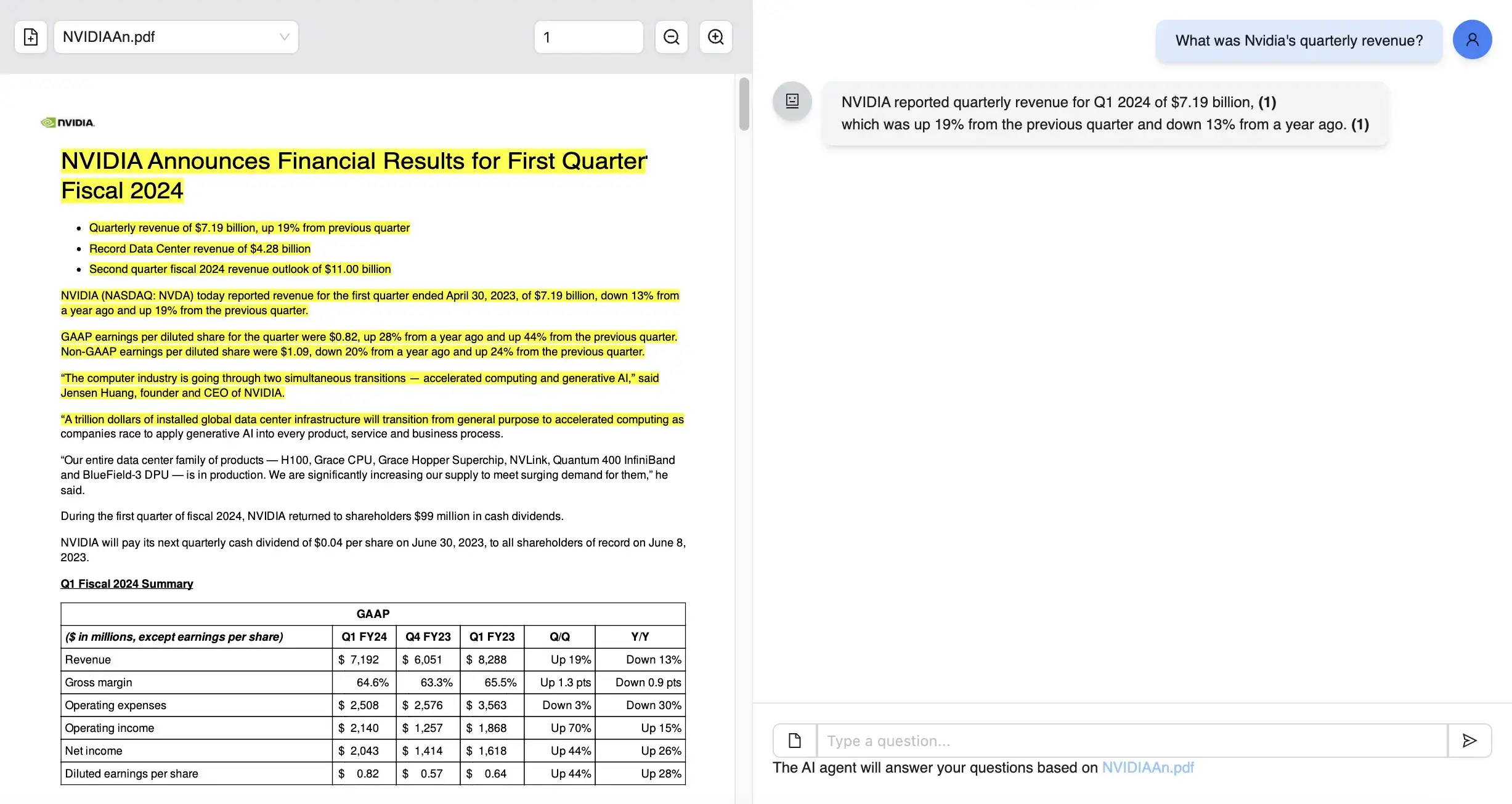 Clear Document Analysis